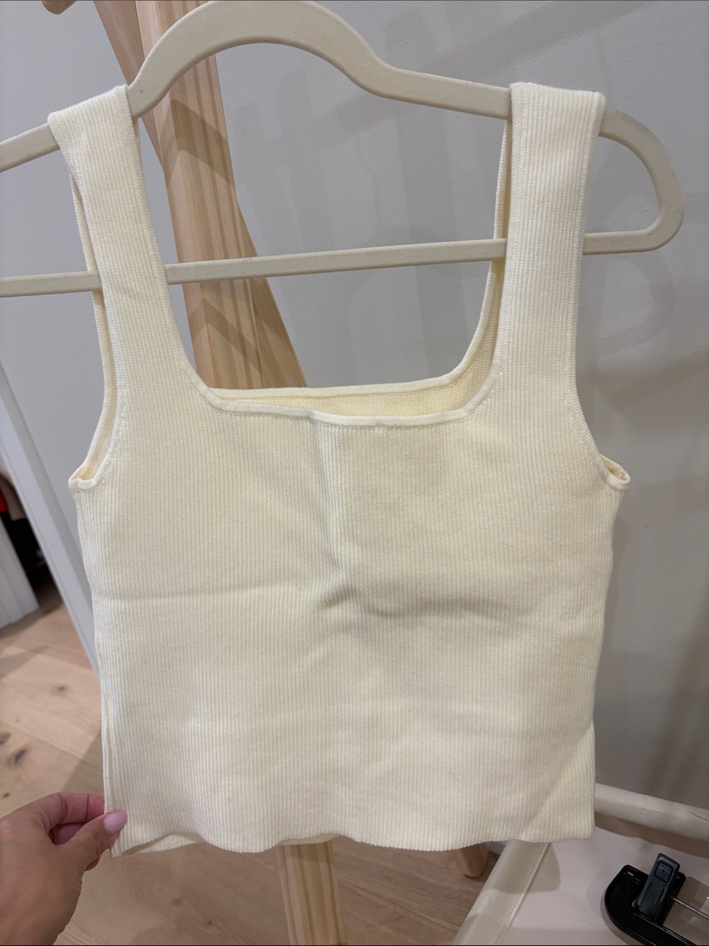 Reformation cream Square-Neck Tank - Picture 3 of 3